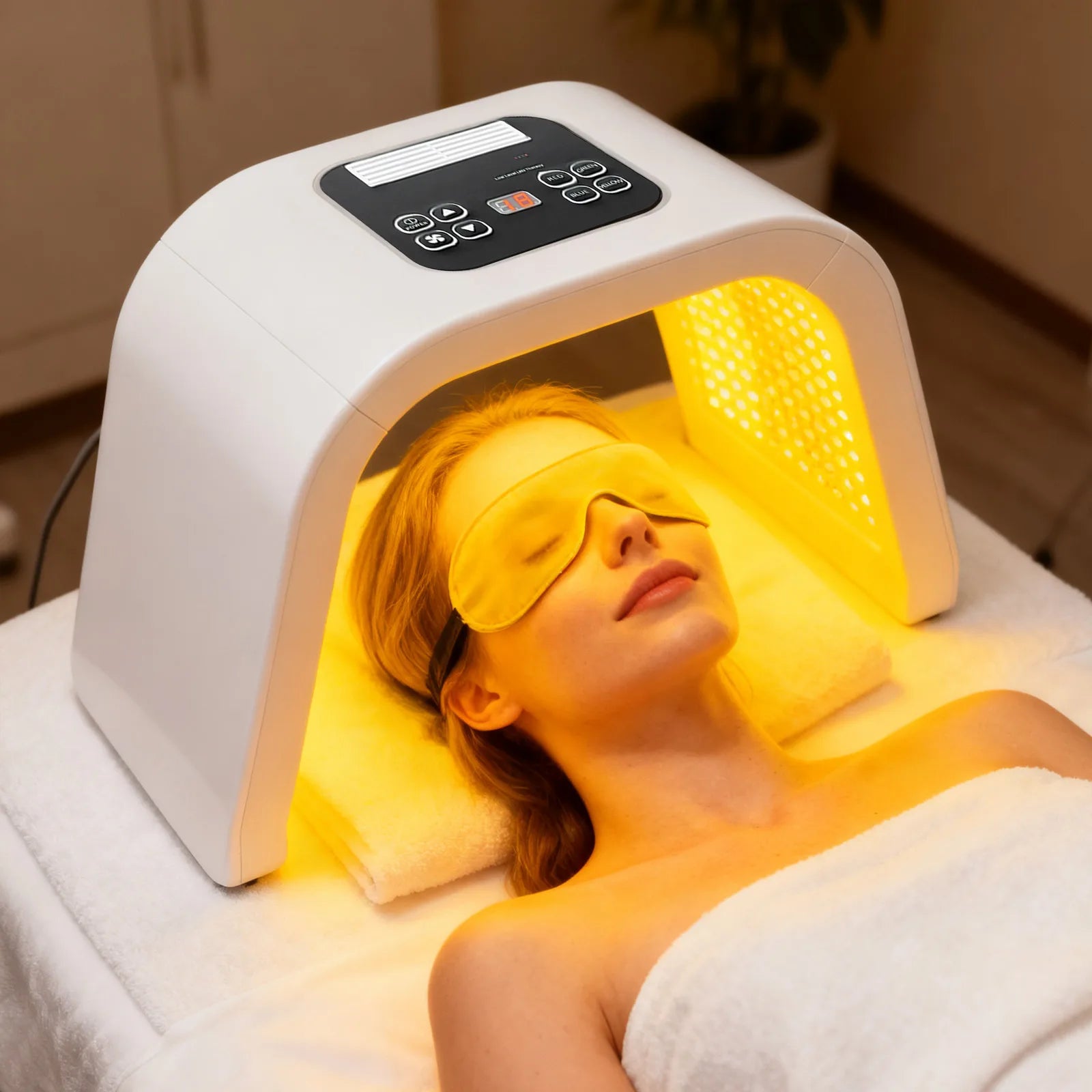 7 Colors PDT Photon Light Therapy LED Face Mask, 287 LEDs Skin Care Light Machine Facial Rejuvenation Salon Spa Beauty Equipment SkynGlowUp