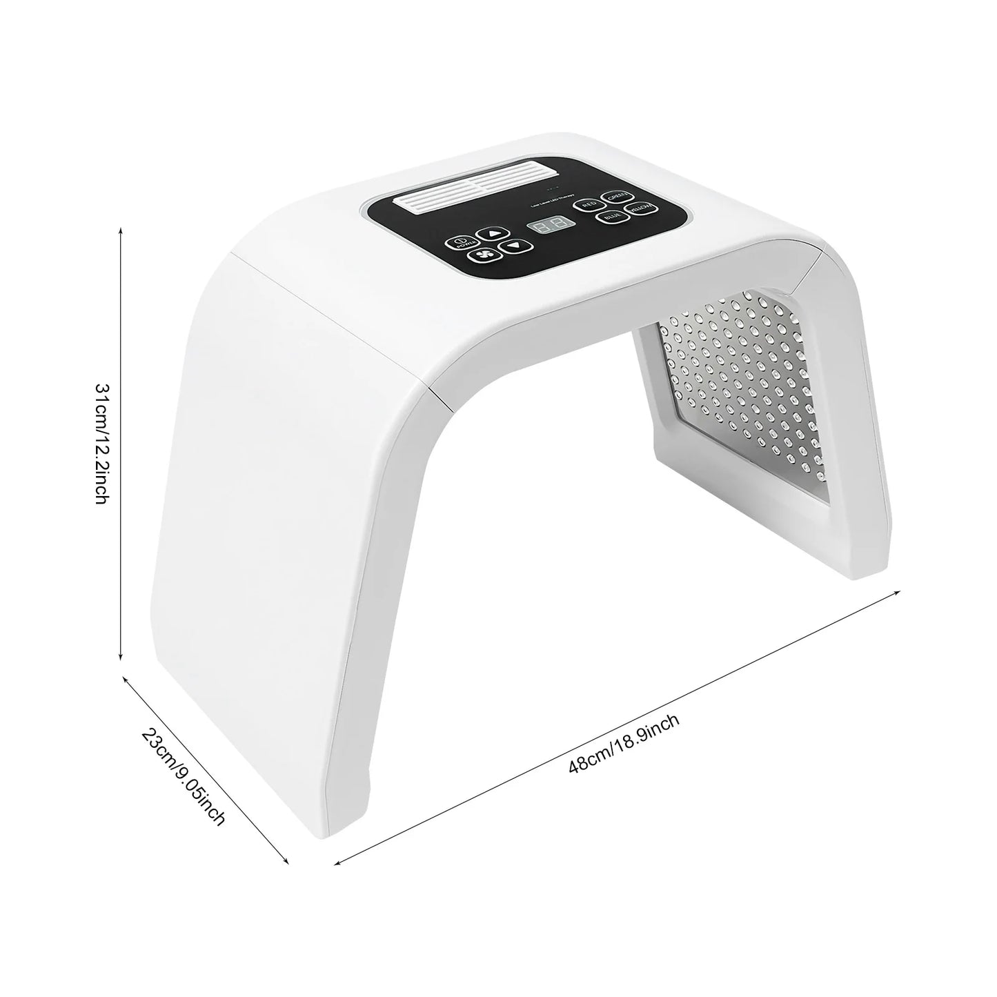 7 Colors PDT Photon Light Therapy LED Face Mask, 287 LEDs Skin Care Light Machine Facial Rejuvenation Salon Spa Beauty Equipment SkynGlowUp